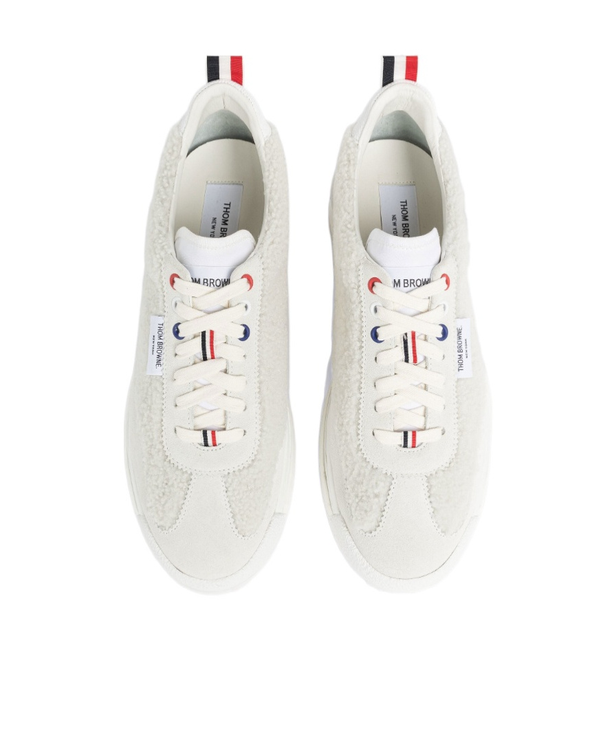 Thom Browne Tech Runner Low-top Sneakers In White