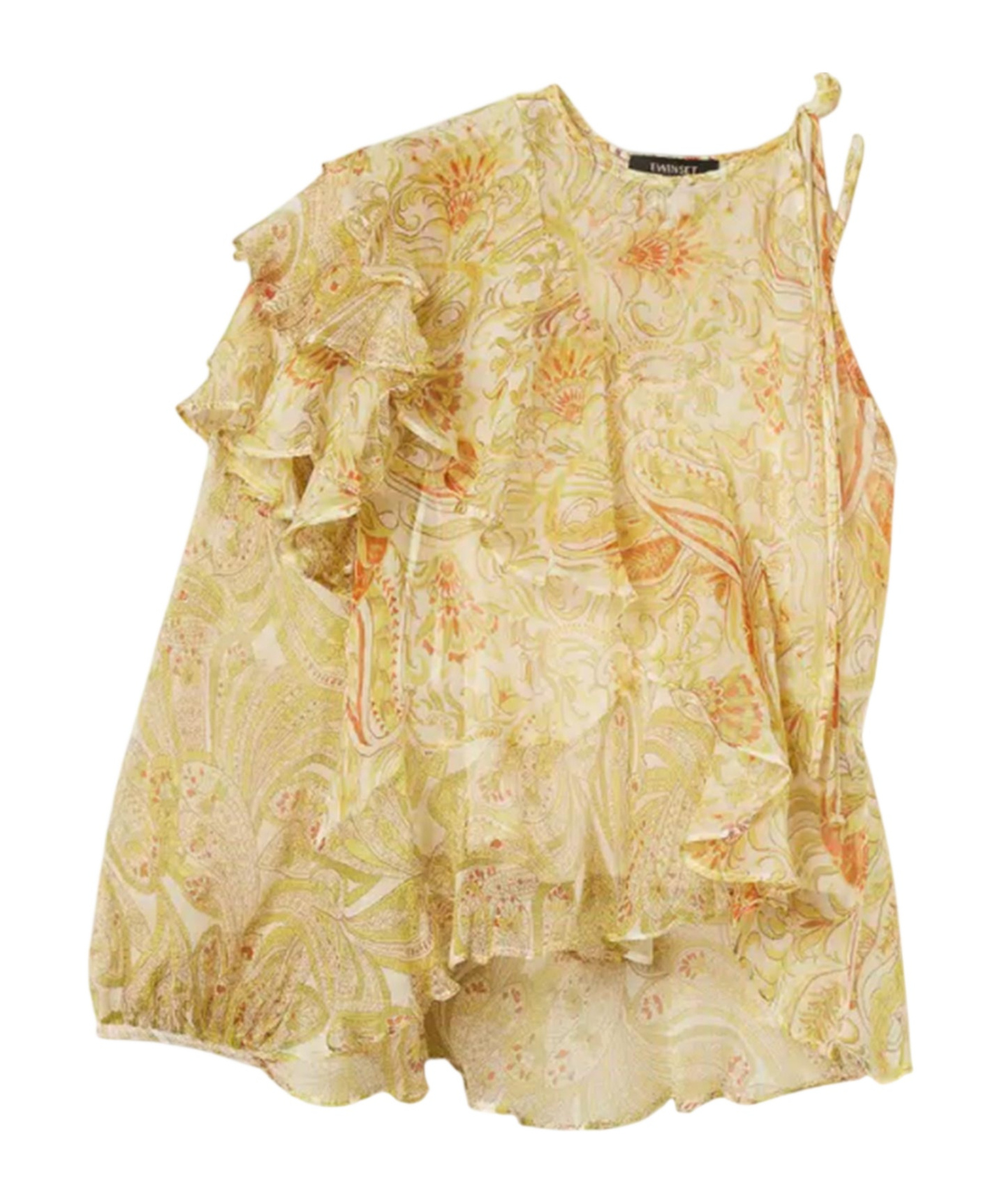 Twinset Single-shoulder Printed Blouse