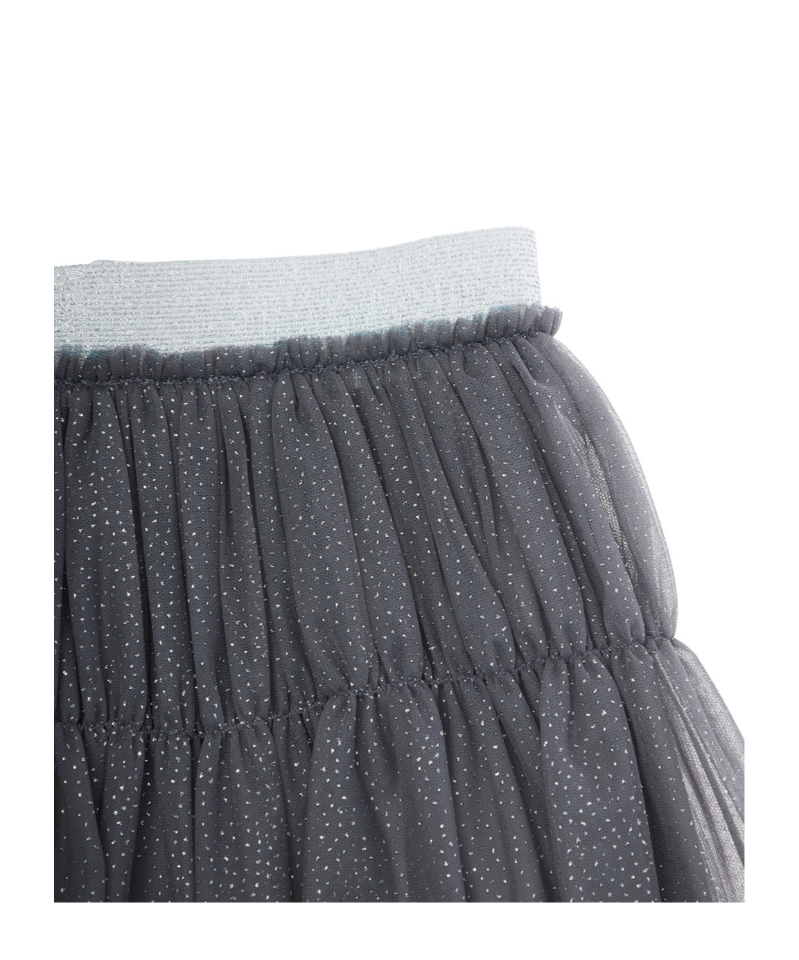 Il Gufo Elastic Waist Skirt In Gray