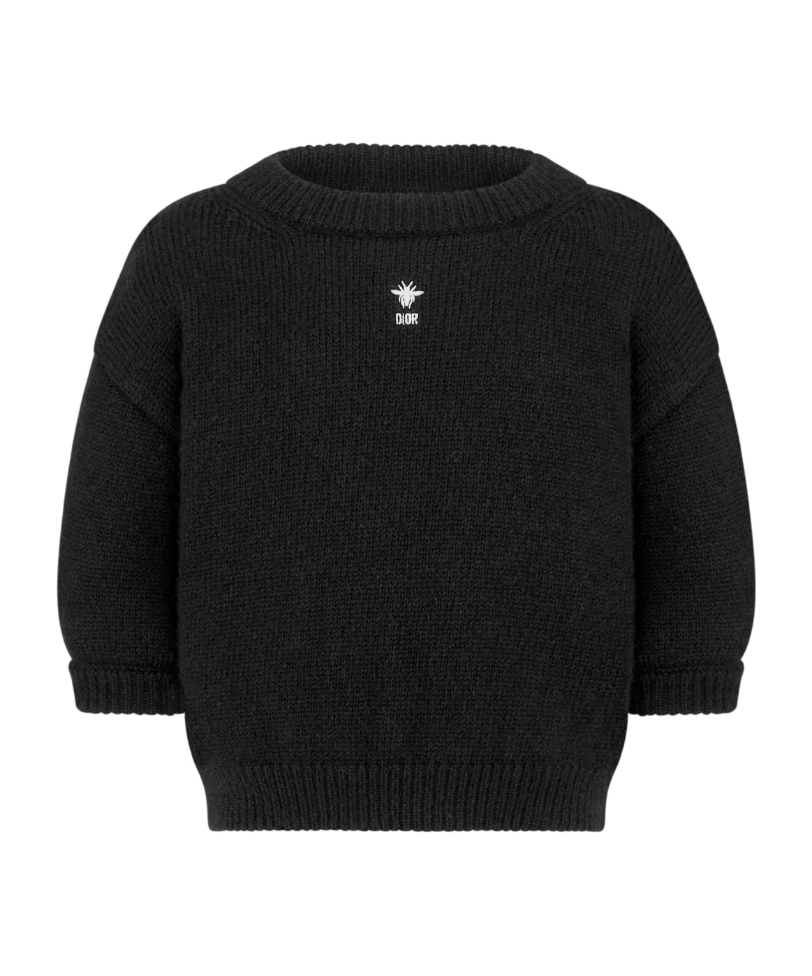 Dior Kids' Short-sleeved Sweater In Black