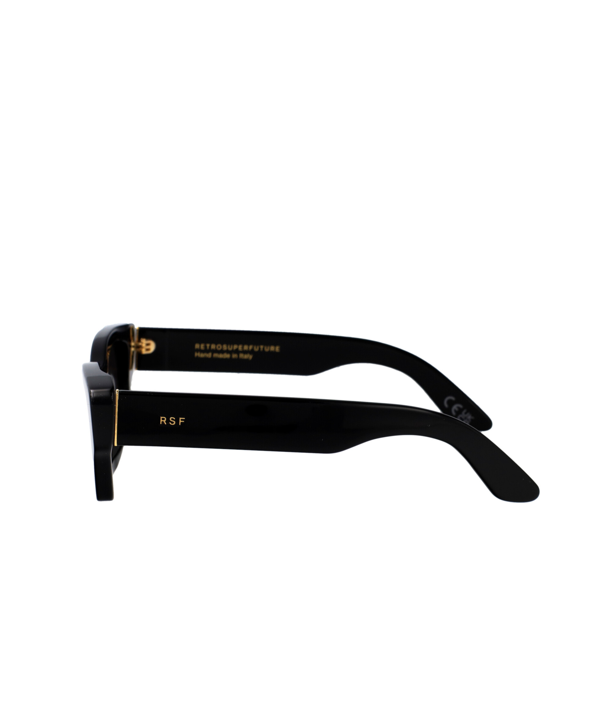 Retrosuperfuture Geometric Sunglasses In Black