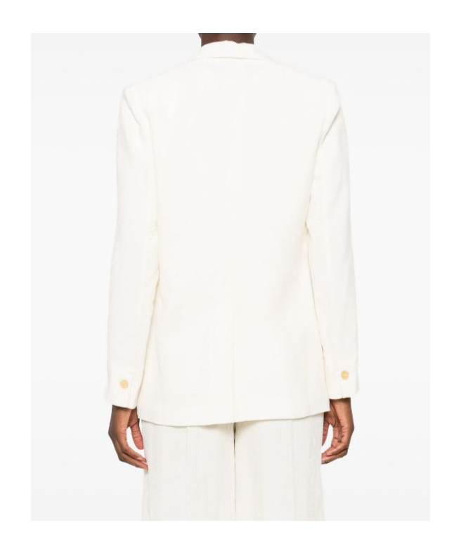 Forte Forte Long-sleeved Suit Jacket In Neutral