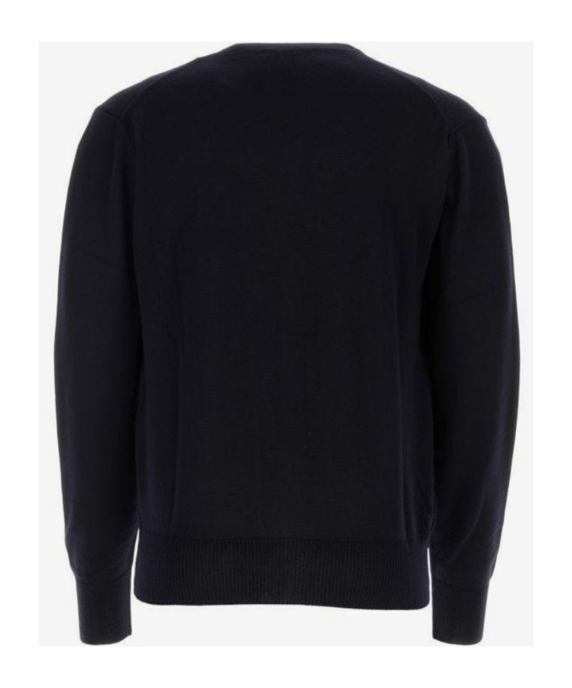 Ami Alexandre Mattiussi Long-sleeved Sweater In Black