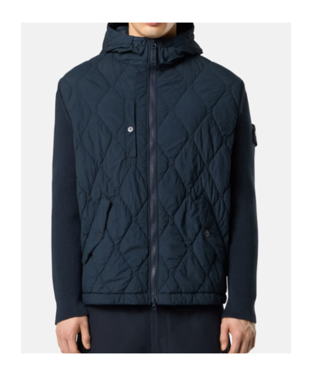 Stone Island Hooded Jacket With Padding And Anti-drop