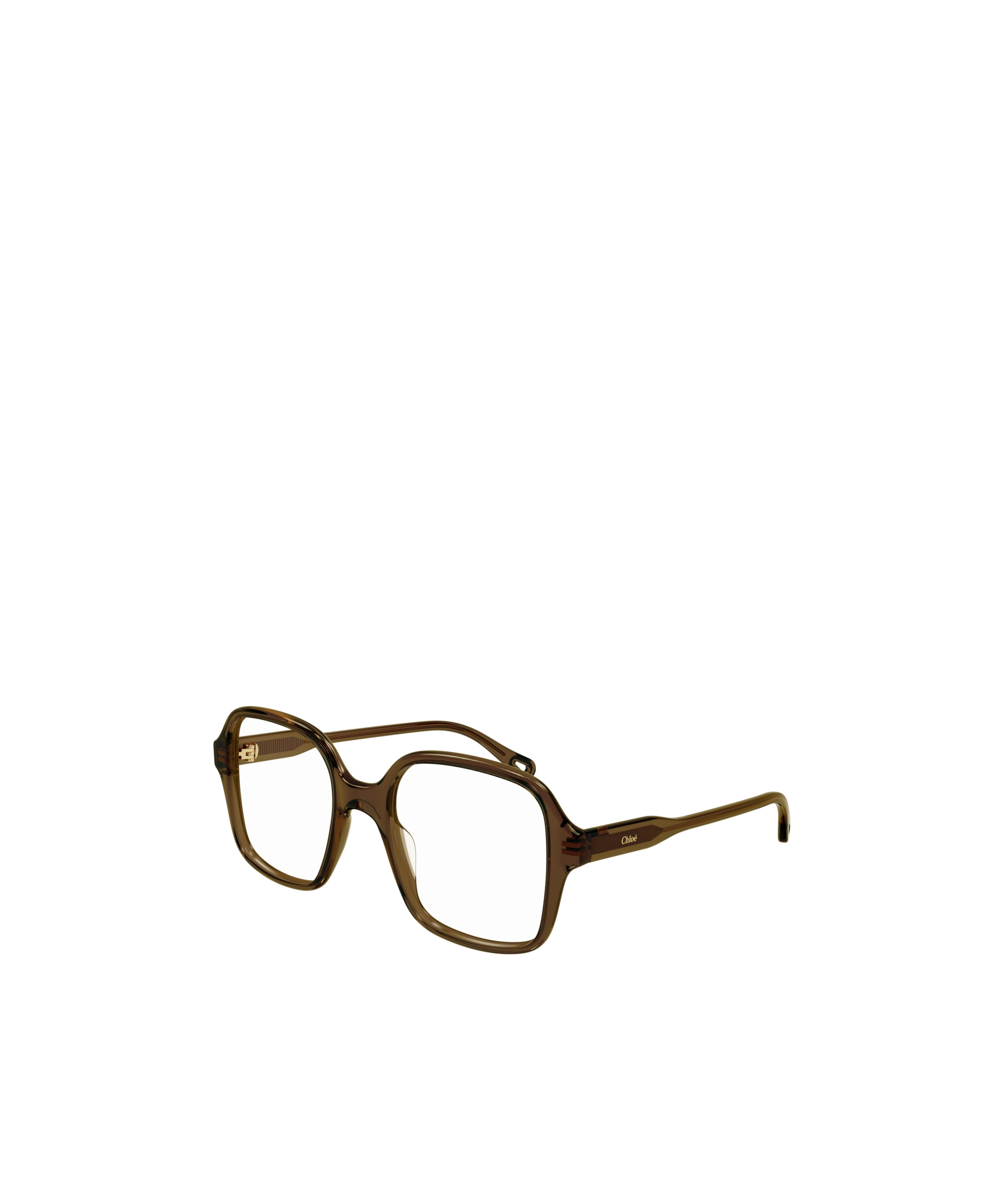 Shop Chloé Eyewear Square-frame Glasses In Brown