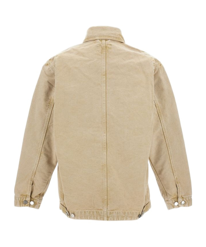 Carhartt Og Arctic Jacket In Denim Beige Uomo In Brown