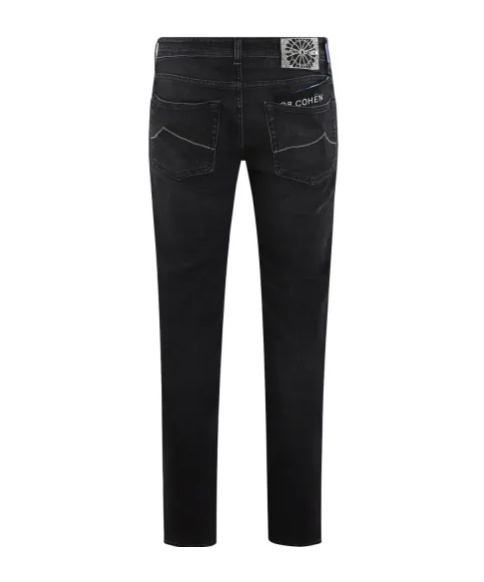 Jacob Cohen 5 Pockets Jeans Super Slim Fit Nick Slim In Black
