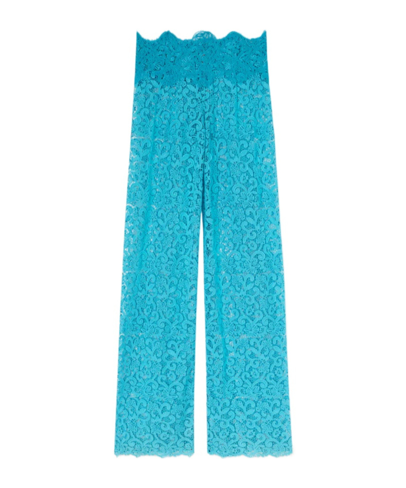 Ermanno Scervino Soft Macramé Lace Trousers