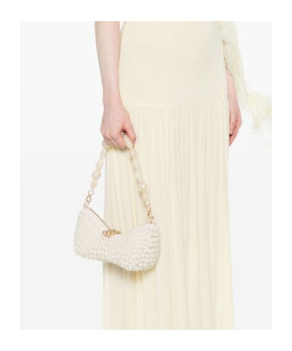 Shop Cult Gaia Mercier Zipped Mini Shoulder Bag In White