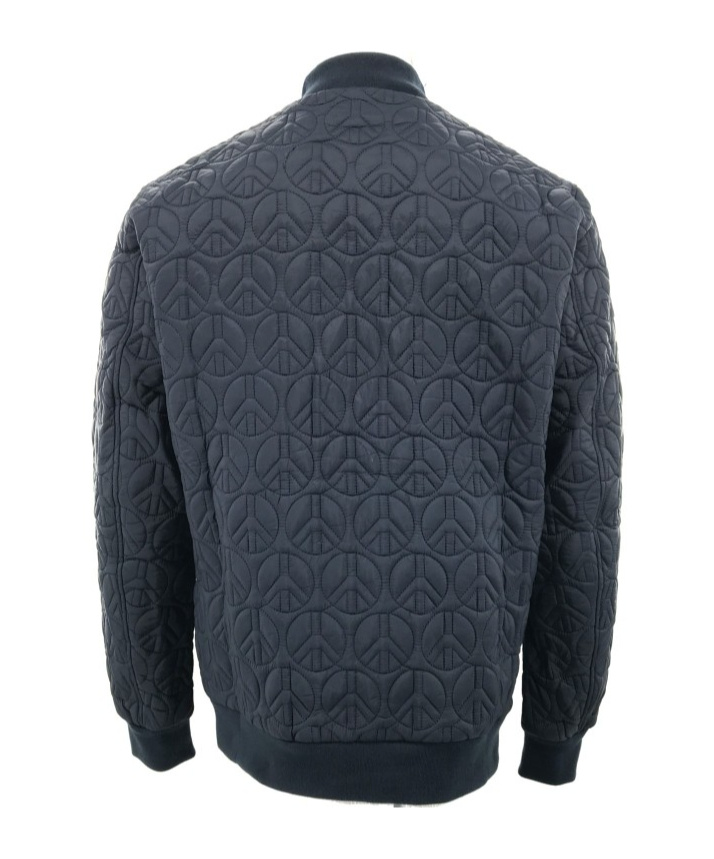 Moschino Long-sleeved Zipper Casual Jacket In Black