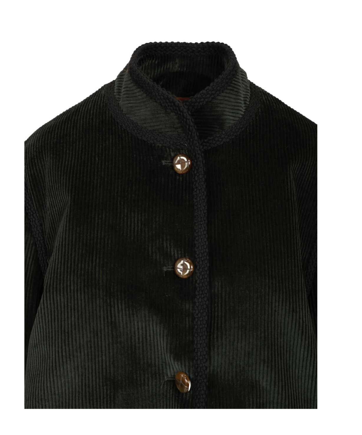 Blazé Milano Classic Touch Curly Jacket Jackets Green In Black