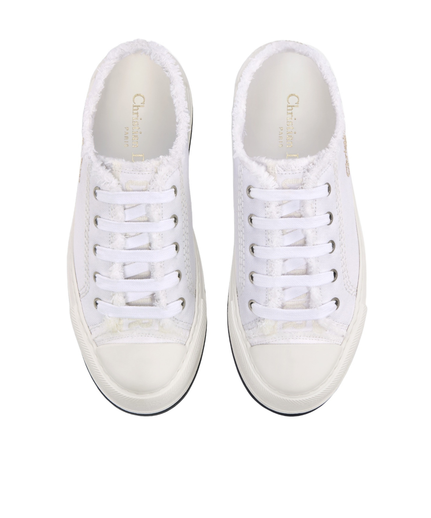 Dior Walk N Lace-up Casual Sneakers In White