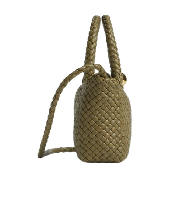 Bottega Veneta Small Flip Shoulder Bag In Algae