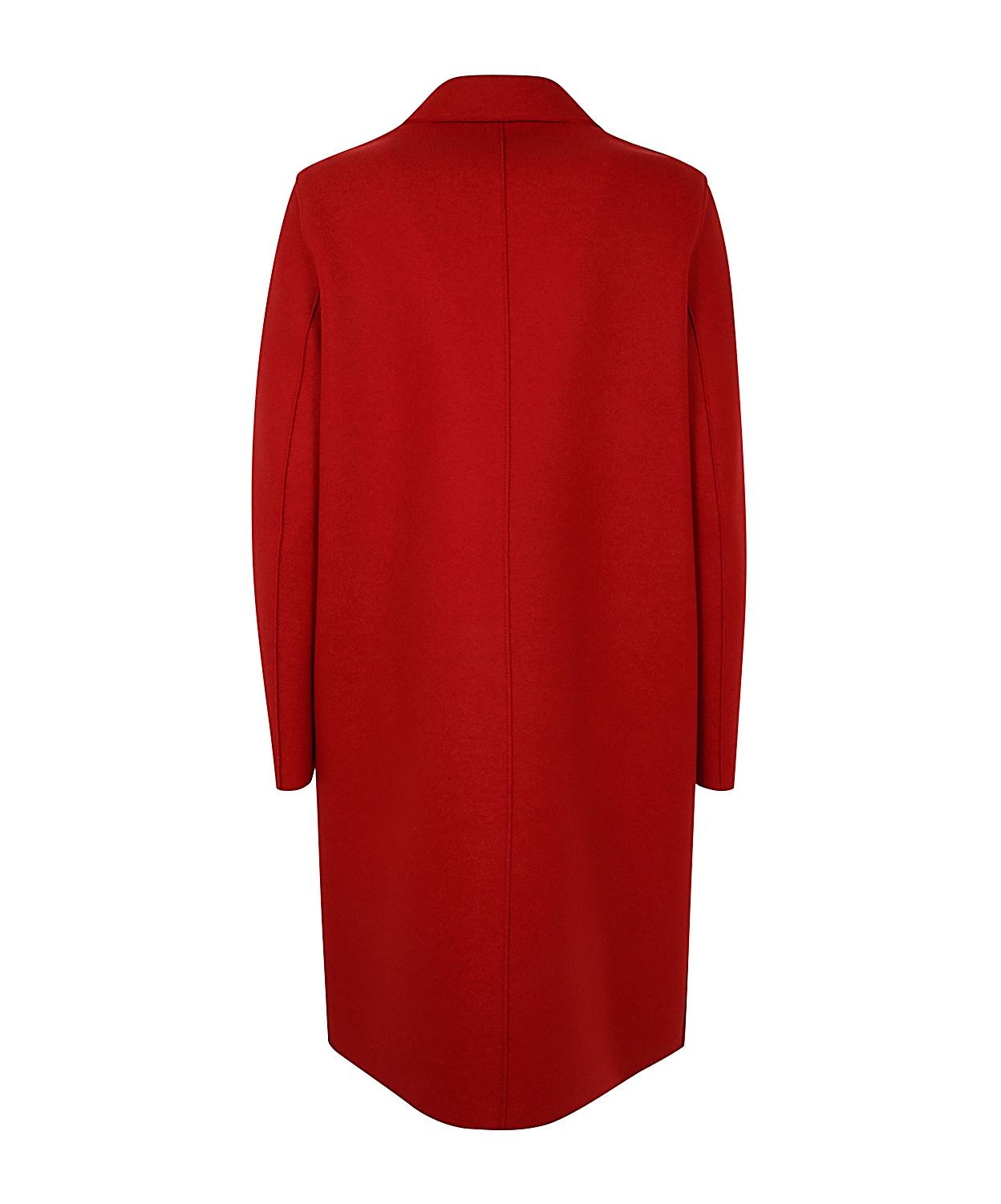 Harris Wharf London Wool Coat In Red