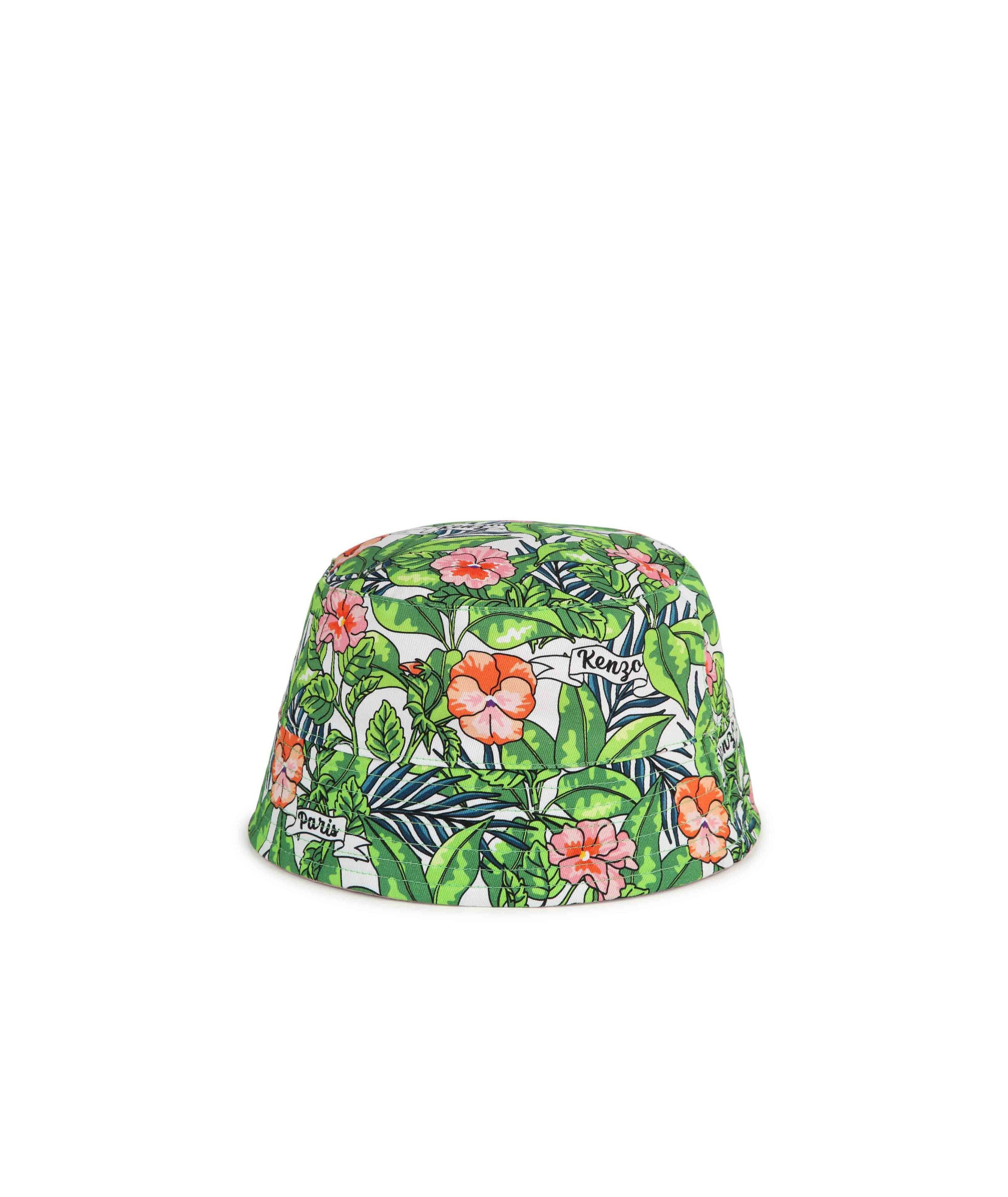 Kenzo Reversible Boke Flower Bucket Hat In Nude