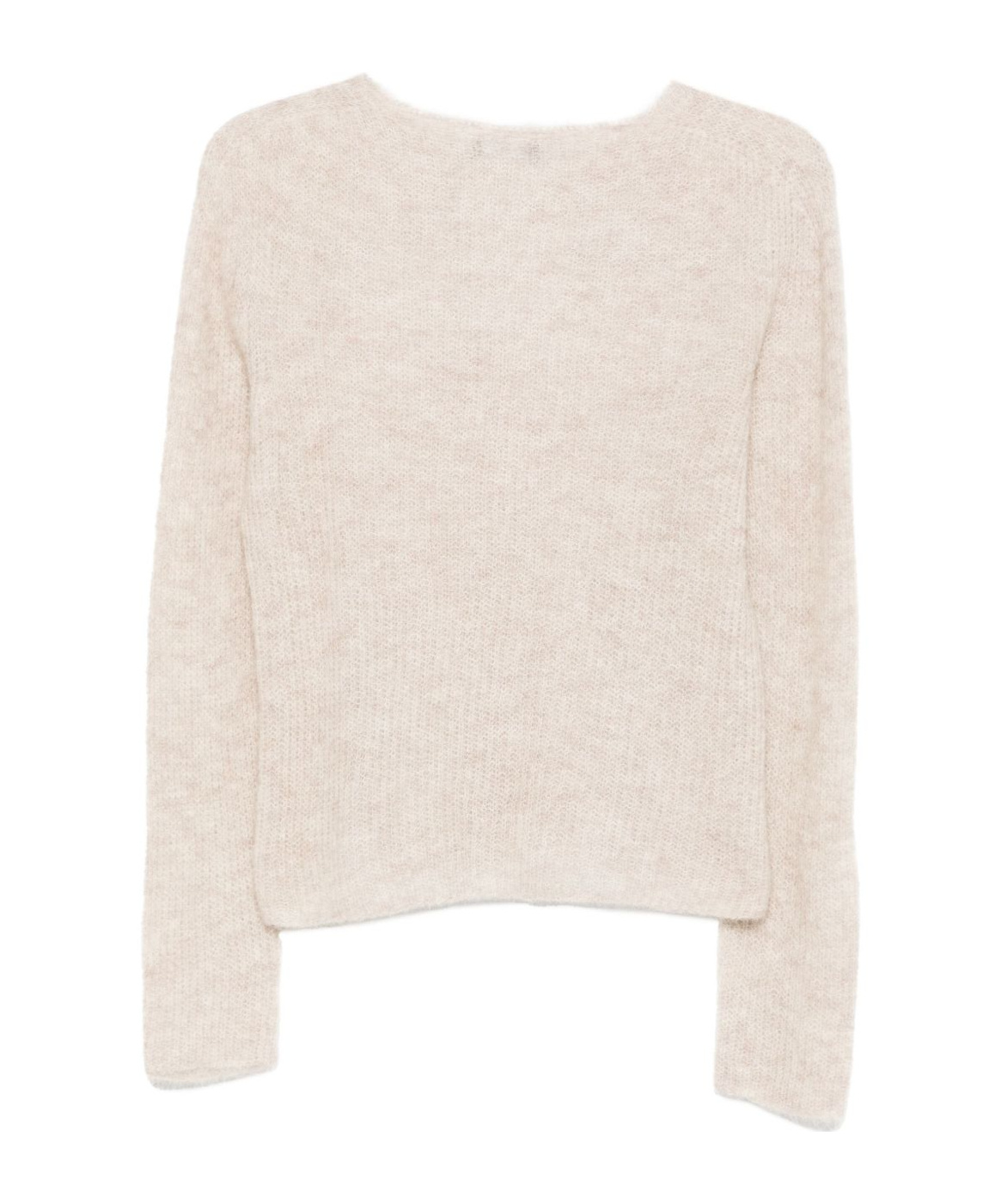 Emporio Armani Long-sleeved Sweater In Neutral