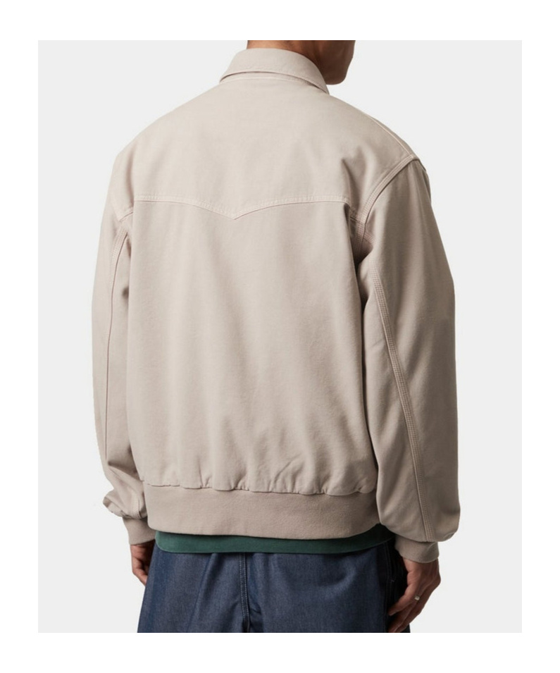 Carhartt Og Santa Fe Padded Twill Jacket In Nude