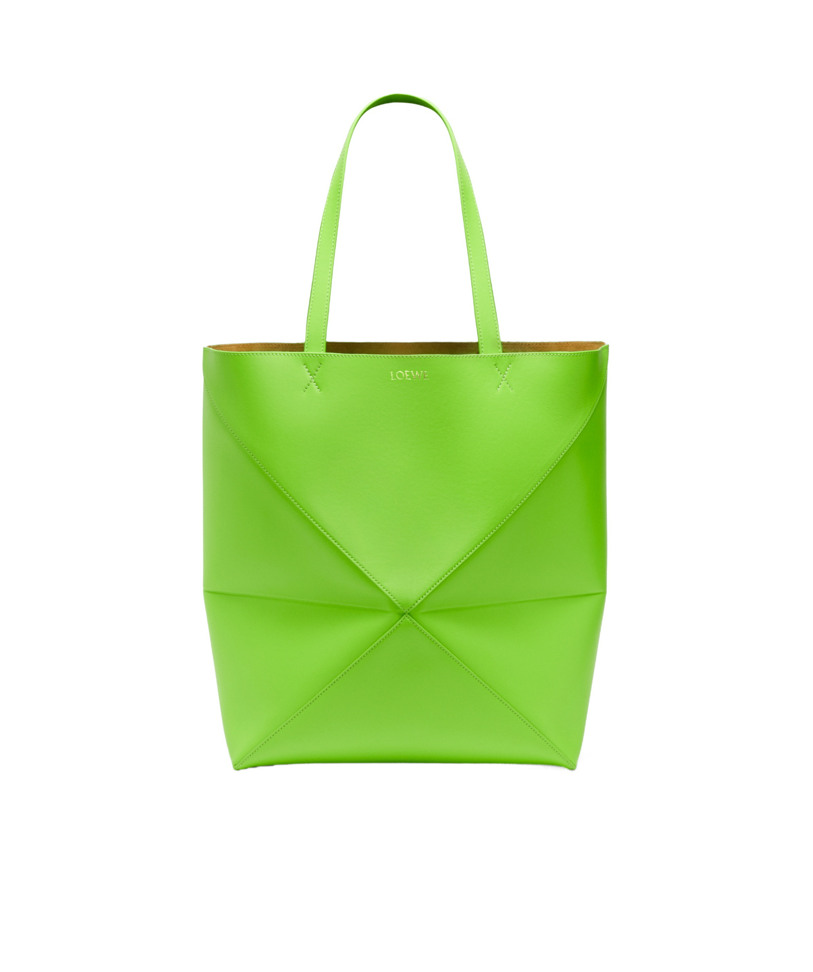 Loewe Xl Puzzle Fold Tote Bag In Green