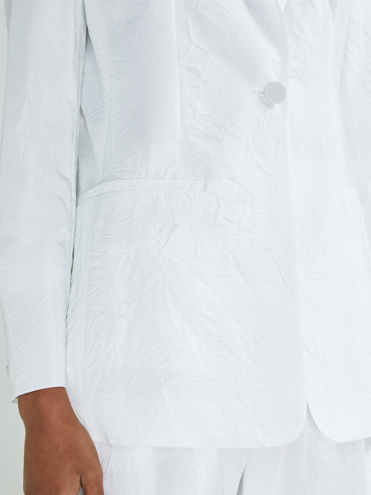 Max Mara Single-breasted Blazer In White