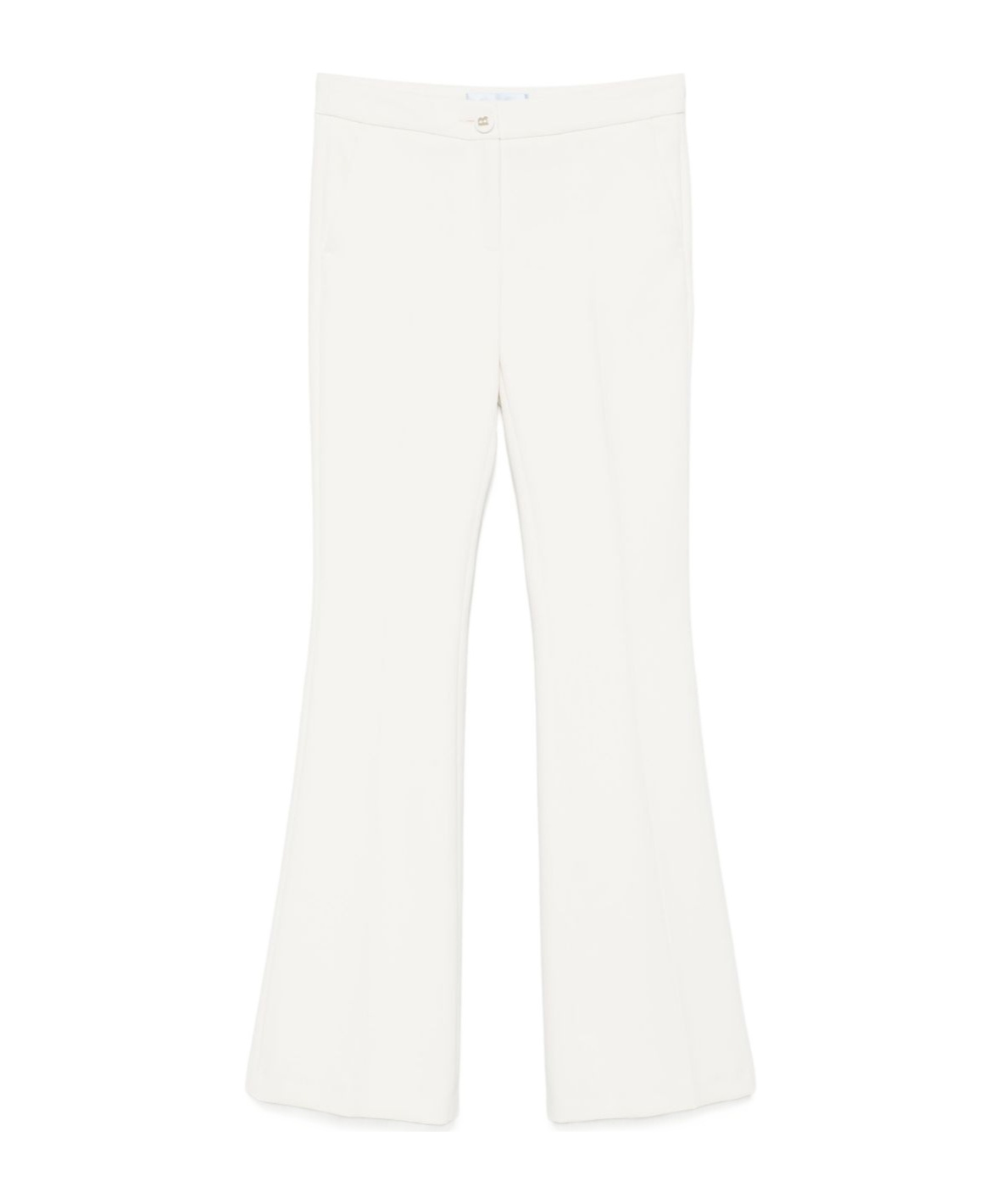 Blugirl Wide Leg Trousers With Button And Zip Fastening
