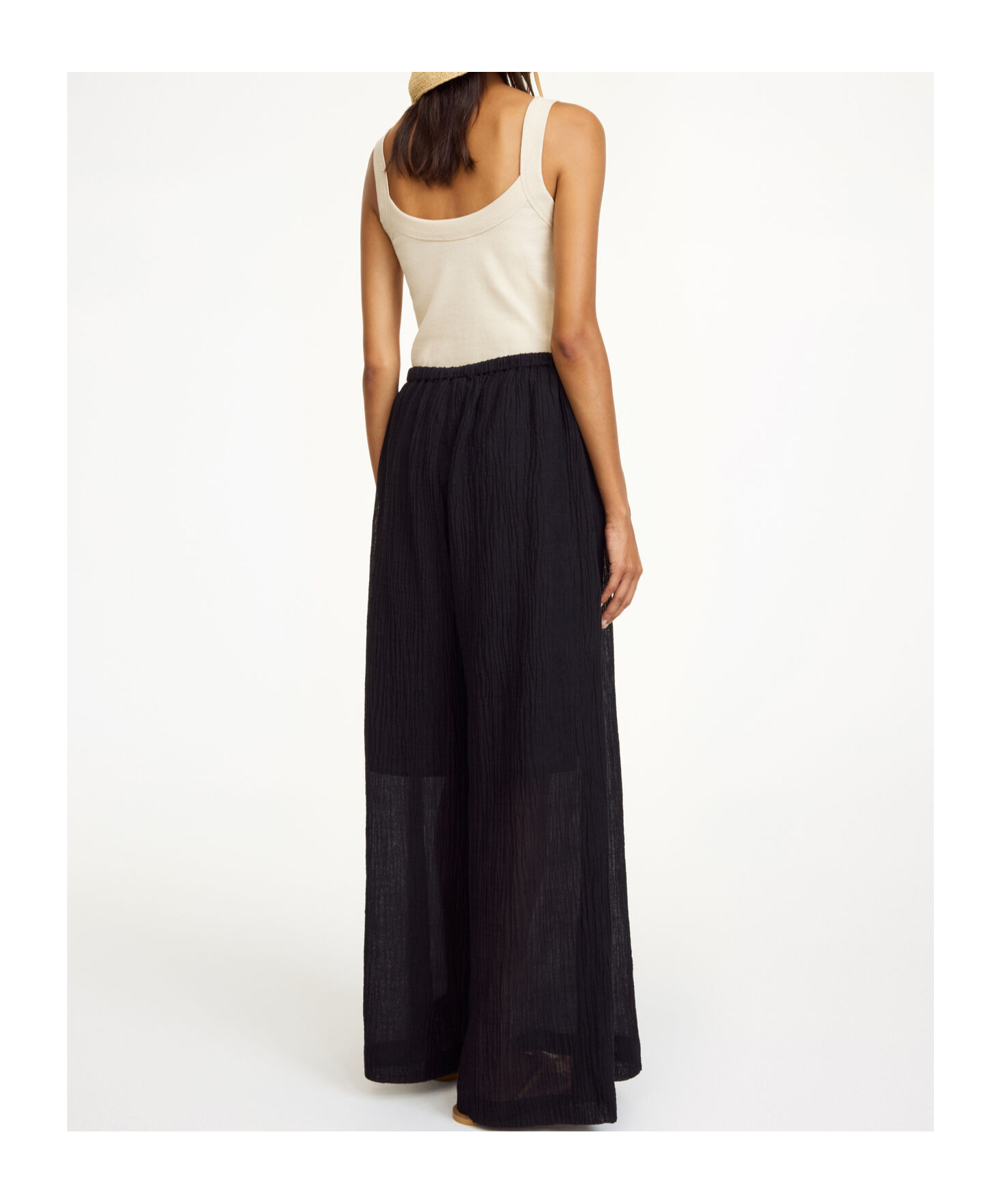 By Malene Birger Clorella Wide-leg Trousers In Black