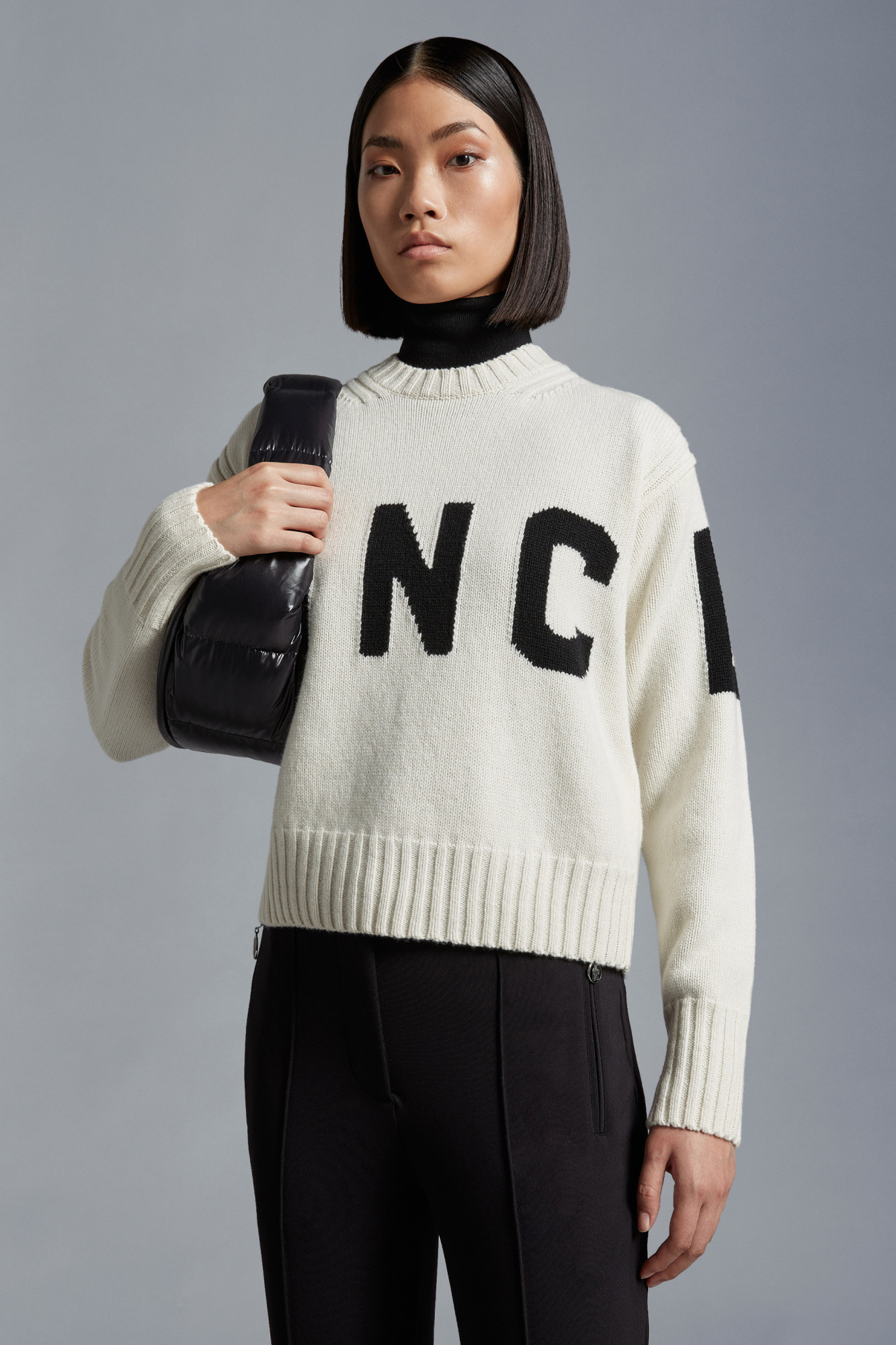 Moncler Crew-neck Jumper In White