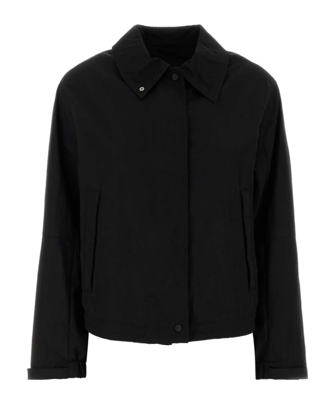 Herno Laminar Classic Long Sleeved Jacket In Black