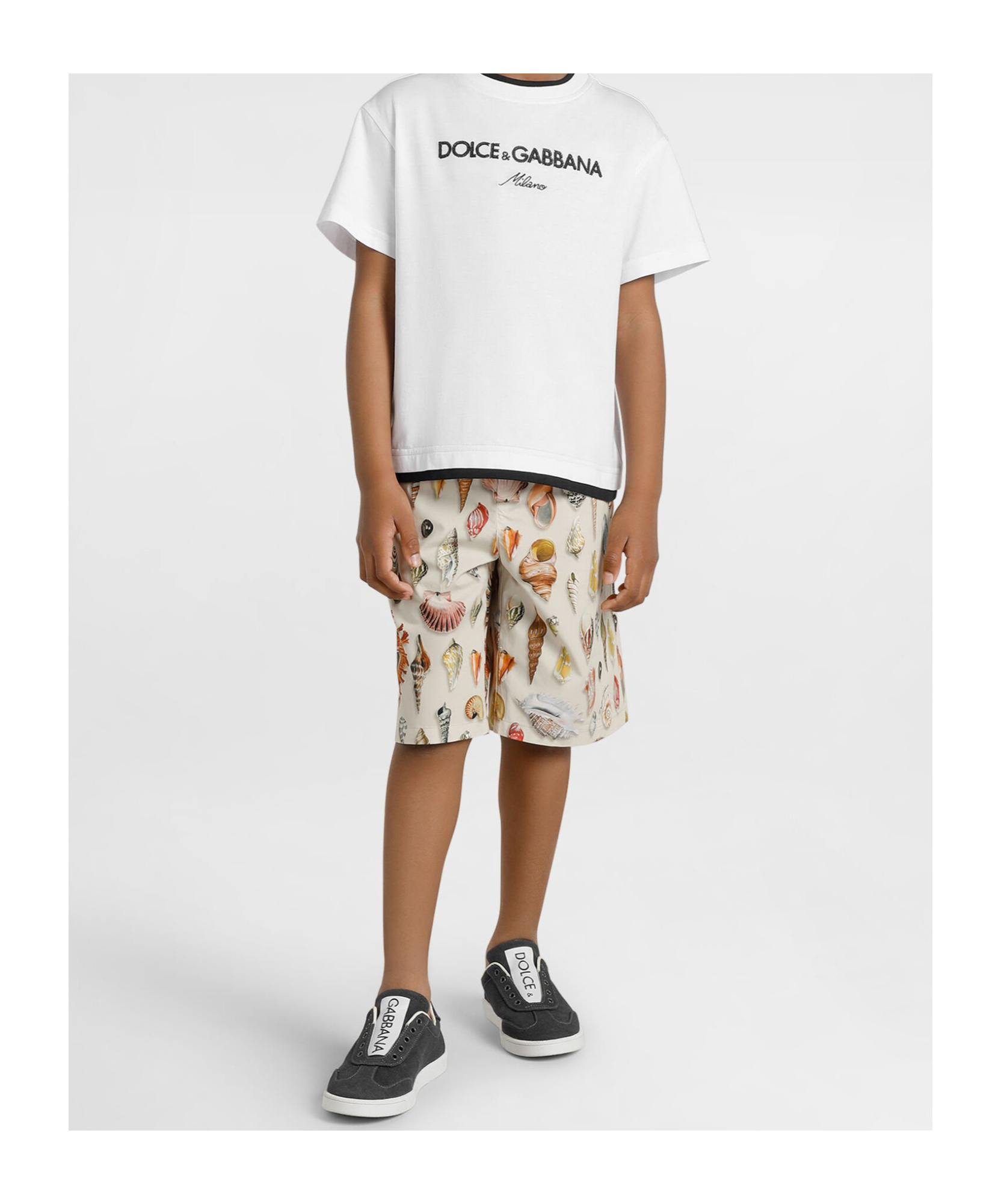 Dolce & Gabbana Printed Shorts In Multi