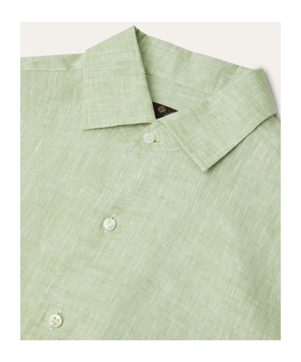 Loro Piana André Shirt In Soft Green Tea