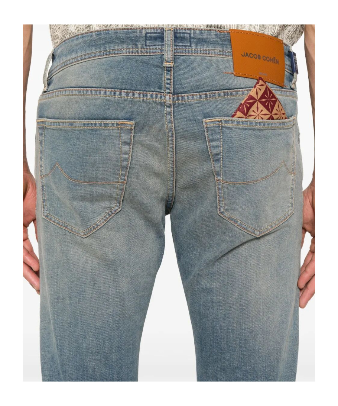 Jacob Cohen Nick 5-pocket Slim Fit Pants In Blue