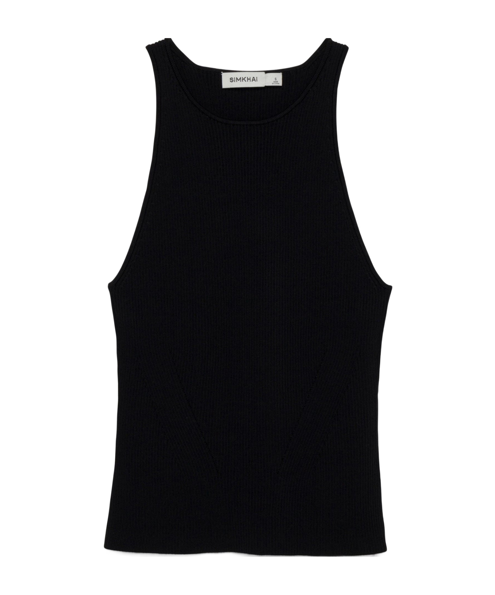 Jonathan Simkhai Reza Ribbed Tank Top