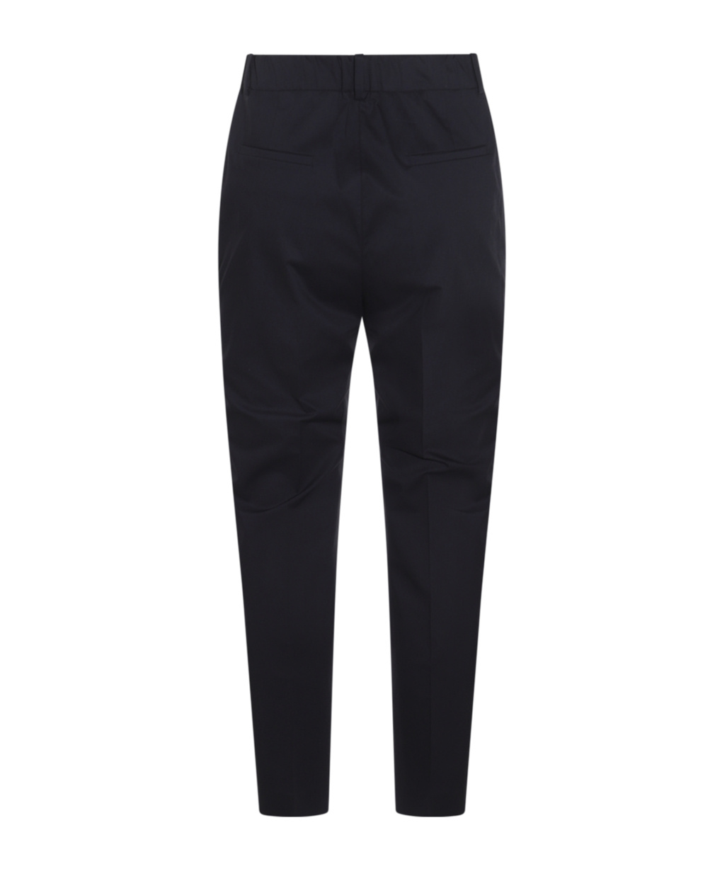 Incotex Trousers Featuring Belt Loops And Pockets In Black