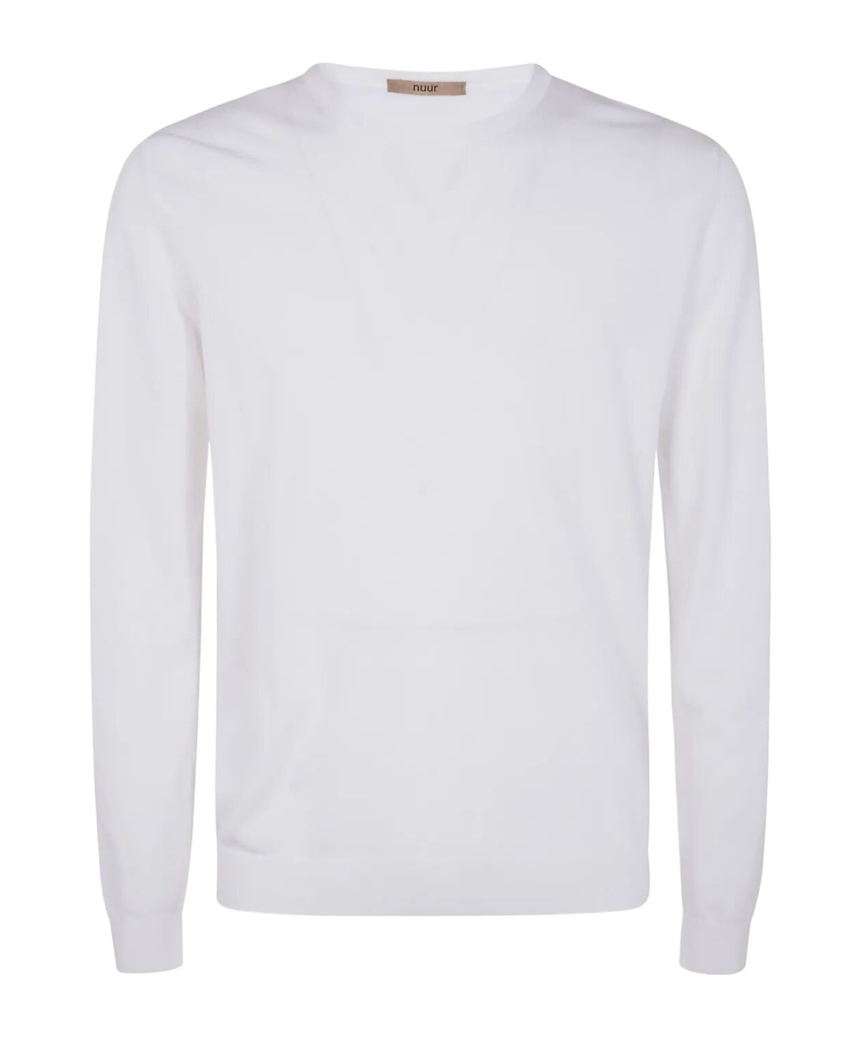 Nuur Long Sleeves Round Neck In White