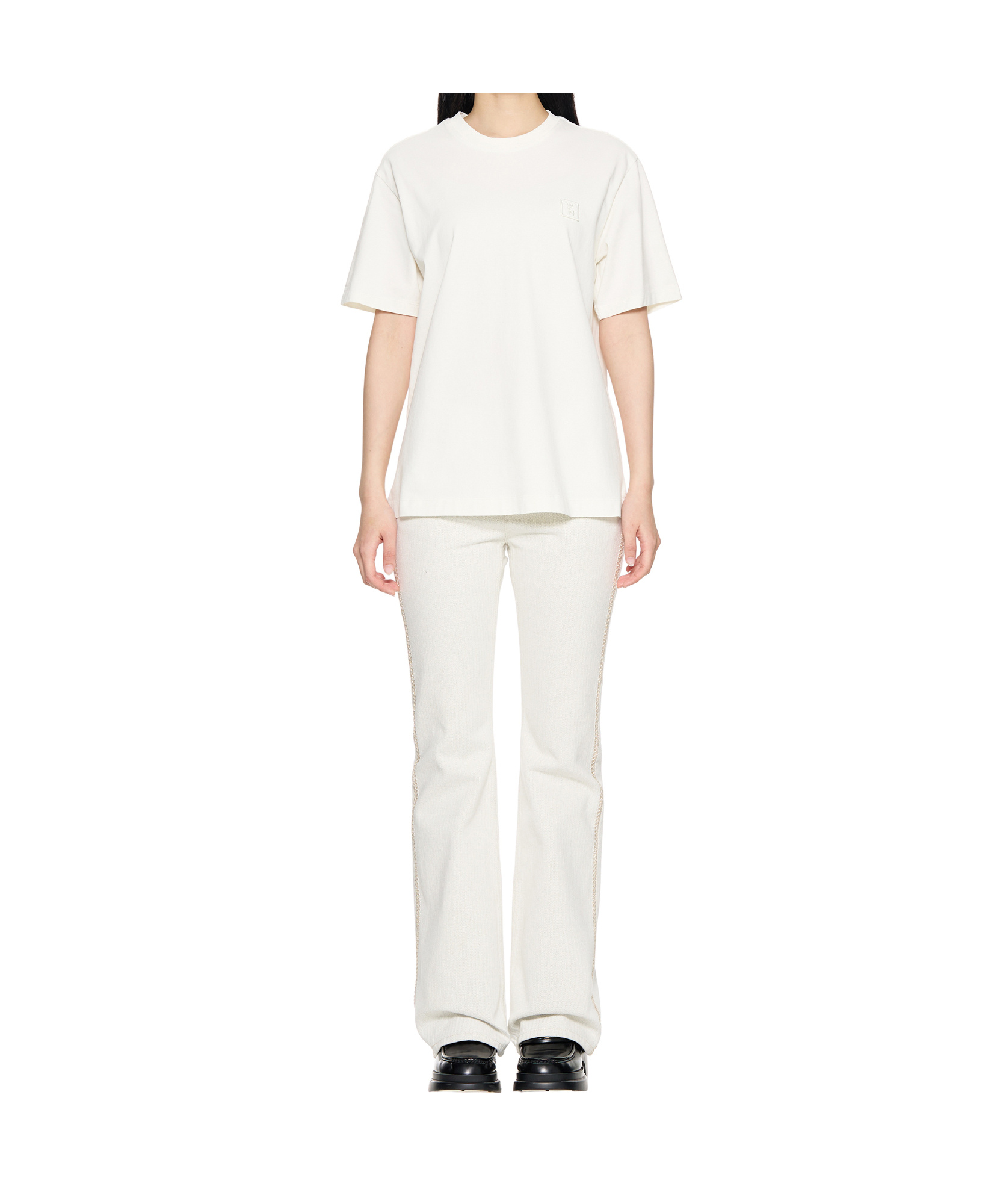 Shop Wooyoungmi Short-sleeved T-shirt In White