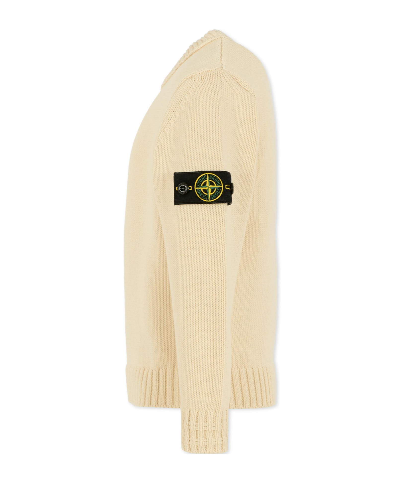 Stone Island Long-sleeved Pullover In White