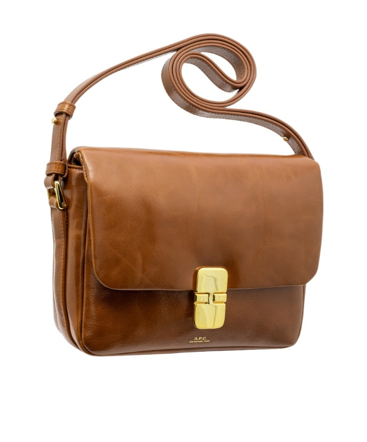 Apc Grace Soft Bag In Brown