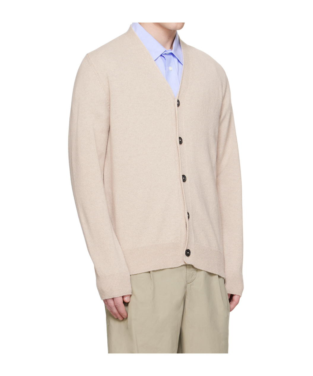 Norse Projects Button-down Cardigan In Nude