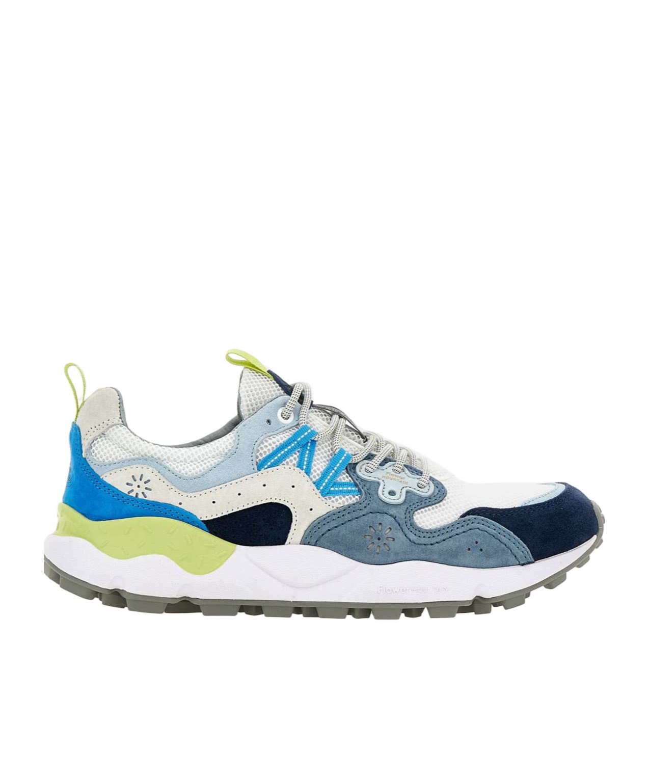 Flower Mountain Laced Sneakers In White