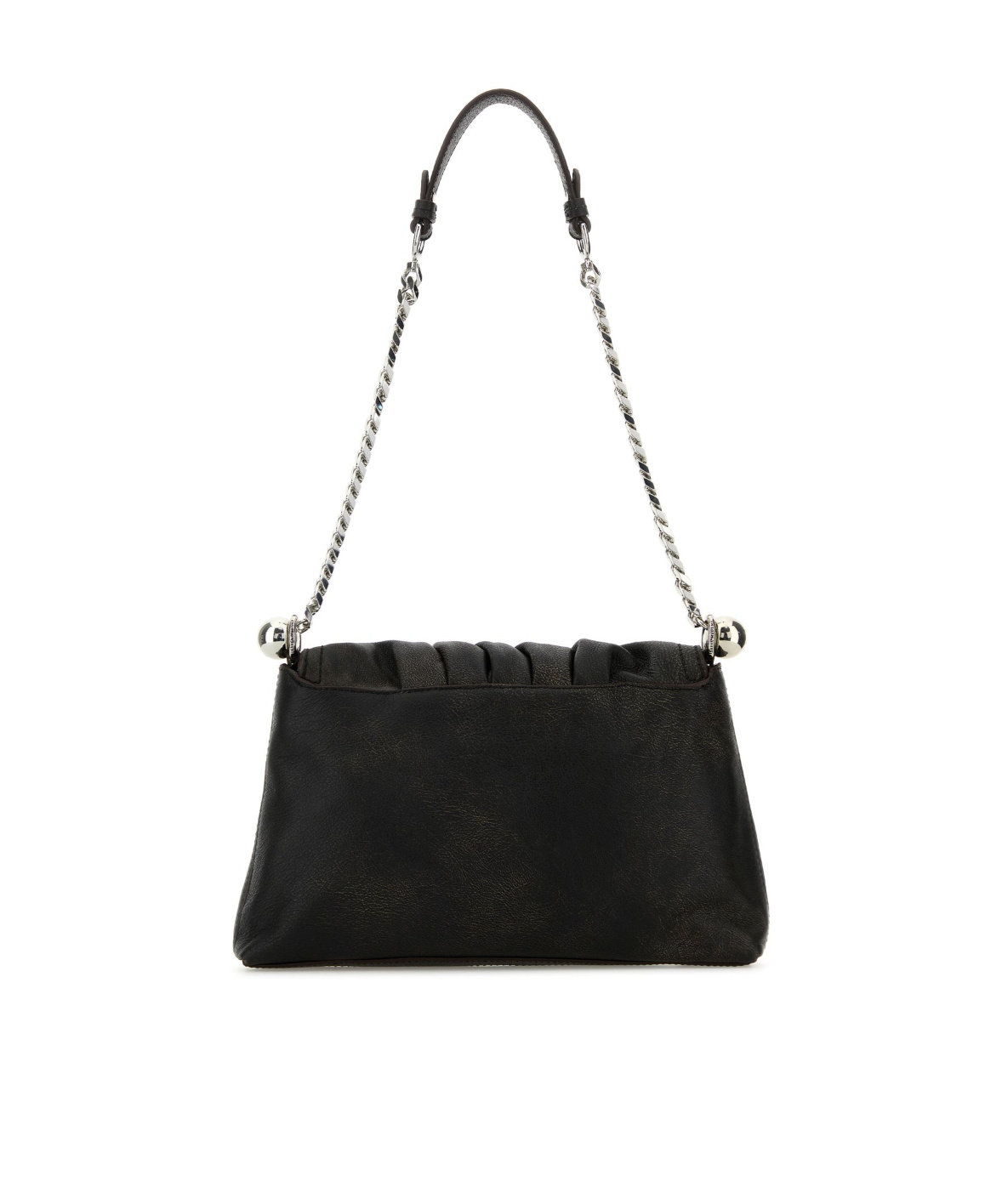 Isabel Marant Dark Brown Leather Bolton Shoulder Bag In Brown