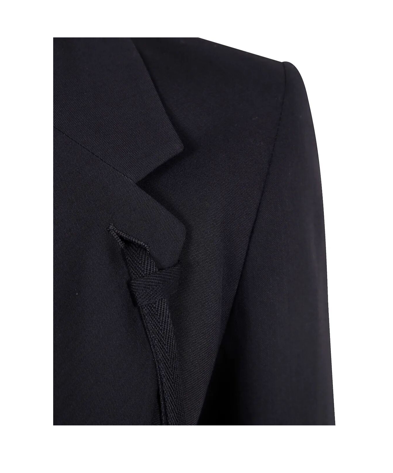 ANN DEMEULEMEESTER ASYMMETRICAL DECONSTRUCTING JACKET