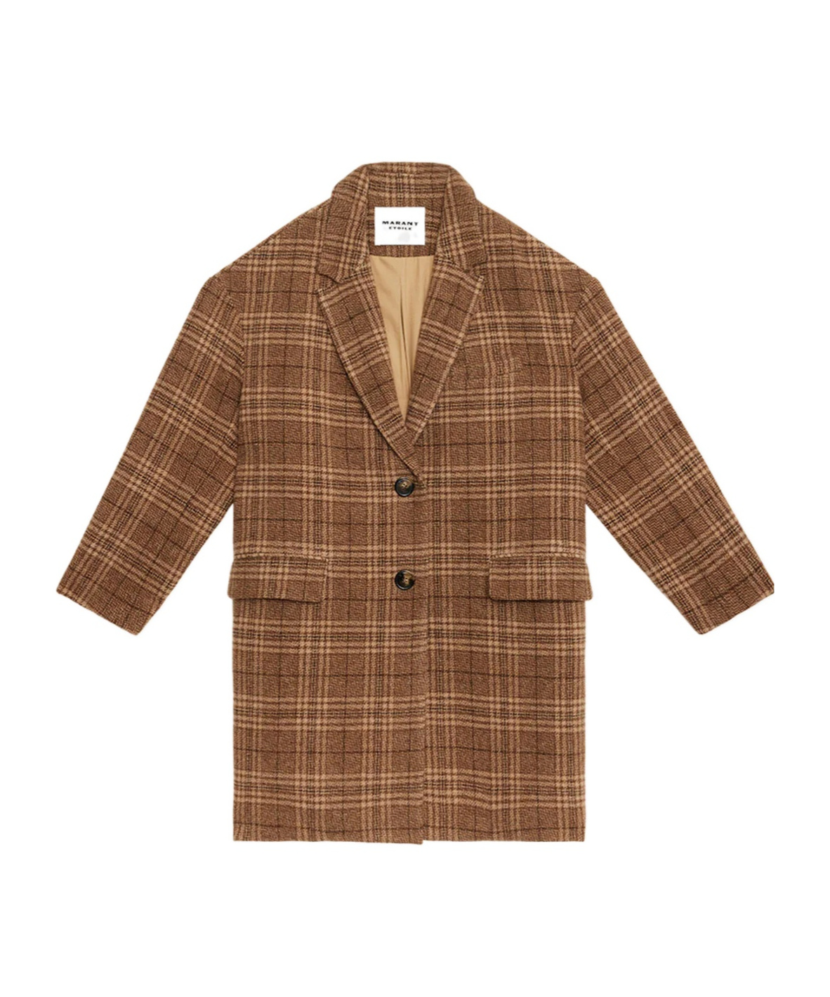 Isabel Marant Étoile Limiza Coat In Brown