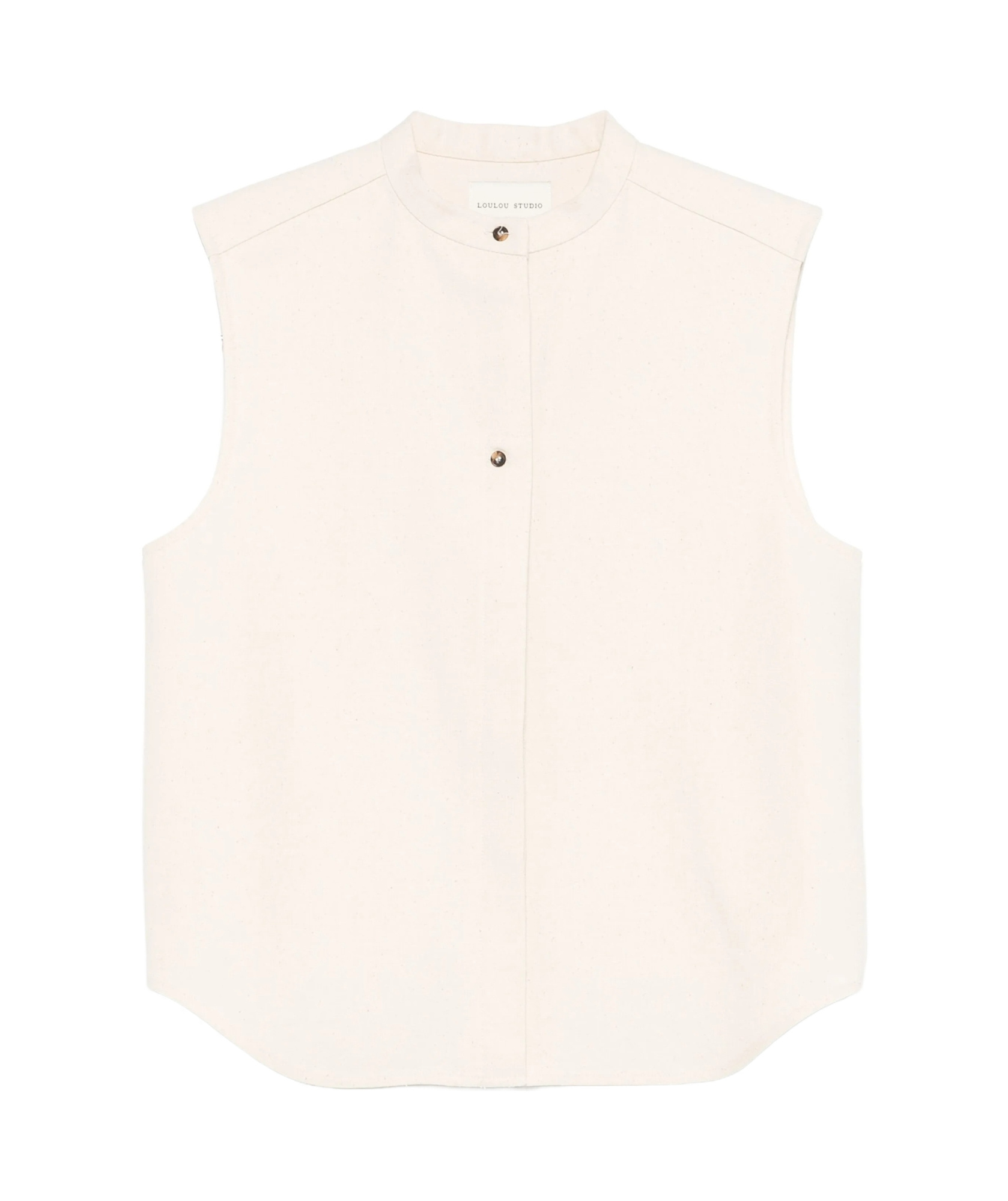 Shop Loulou Studio Lino Top In White