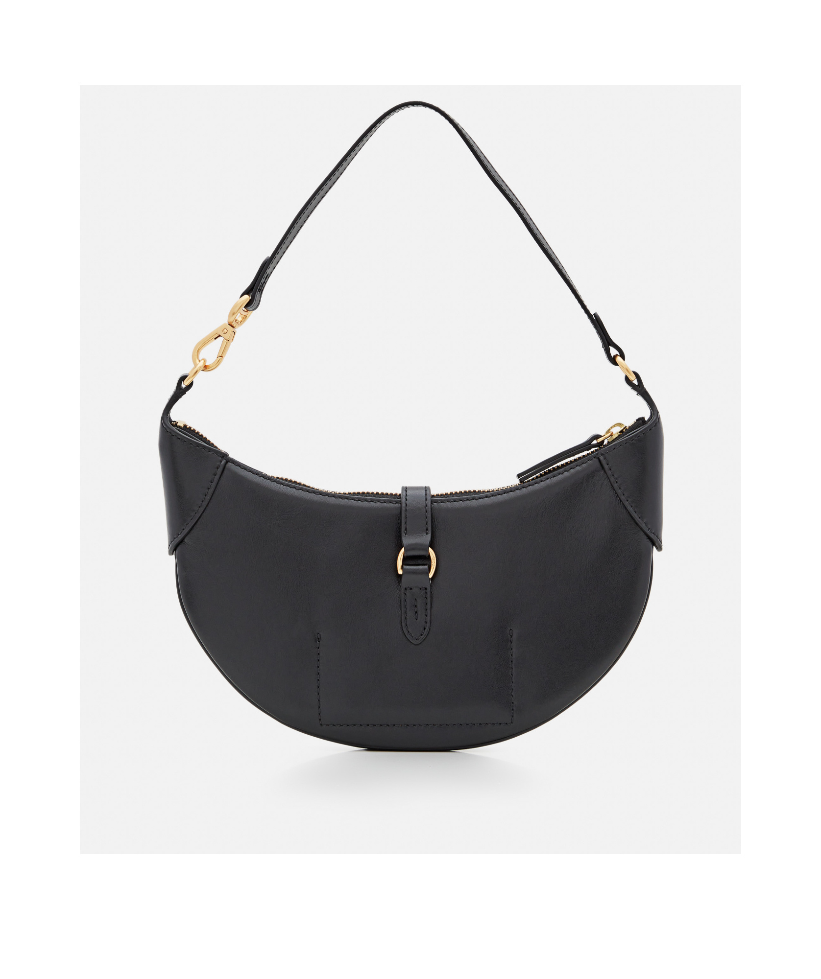 Polo Ralph Lauren Polo Id Calfskin Mini Shoulder Bag In Black