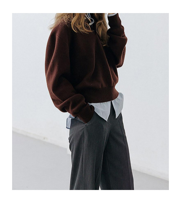 Dunst Polo Collar Cashmere Knitwear In Black