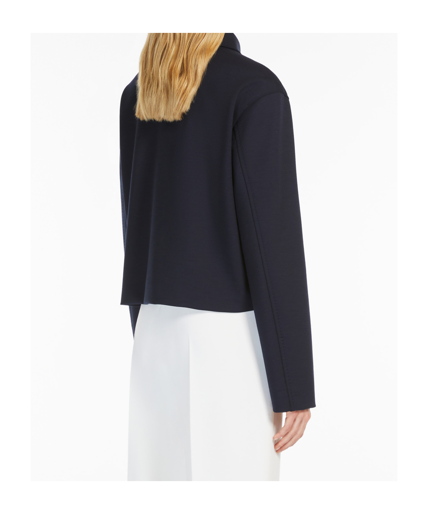 Max Mara Knitted Jacket In Black