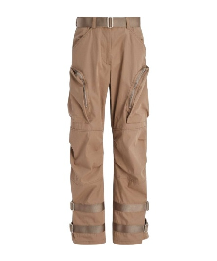 Dior Belt-loop Casual Pants In Brown