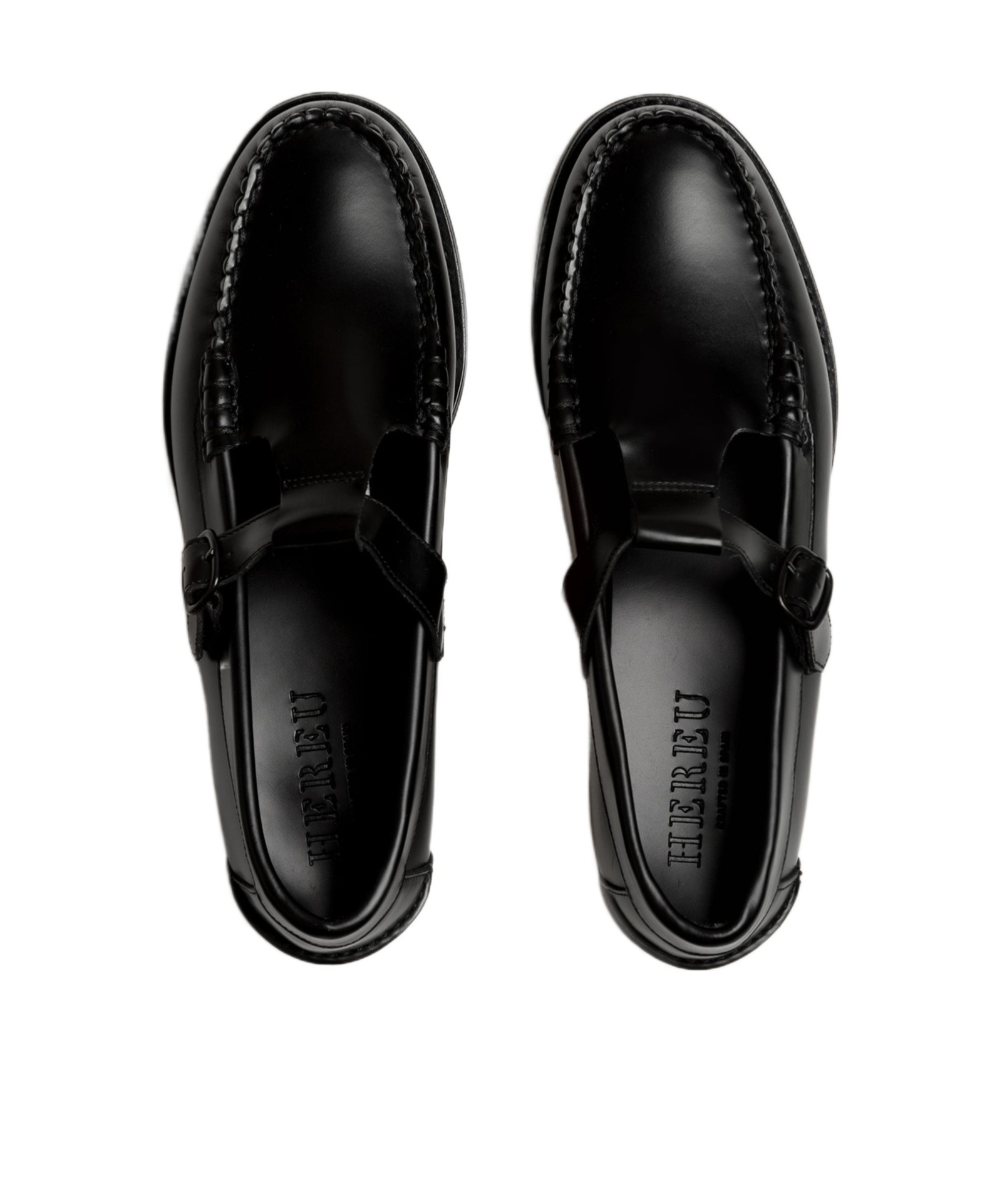 Hereu Alber Leather Loafers In Black