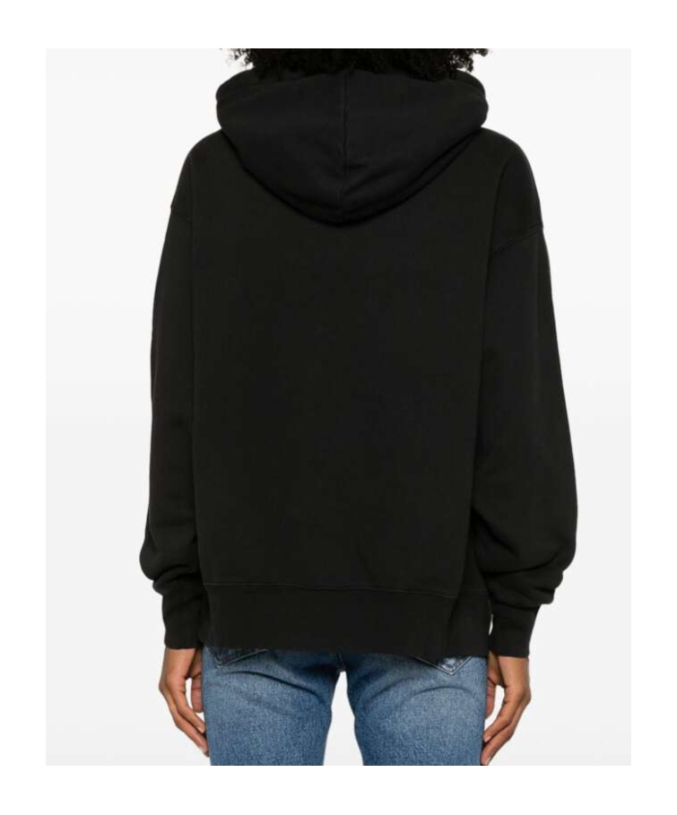 Shop Anine Bing Alto Jersey Hoodie In Black