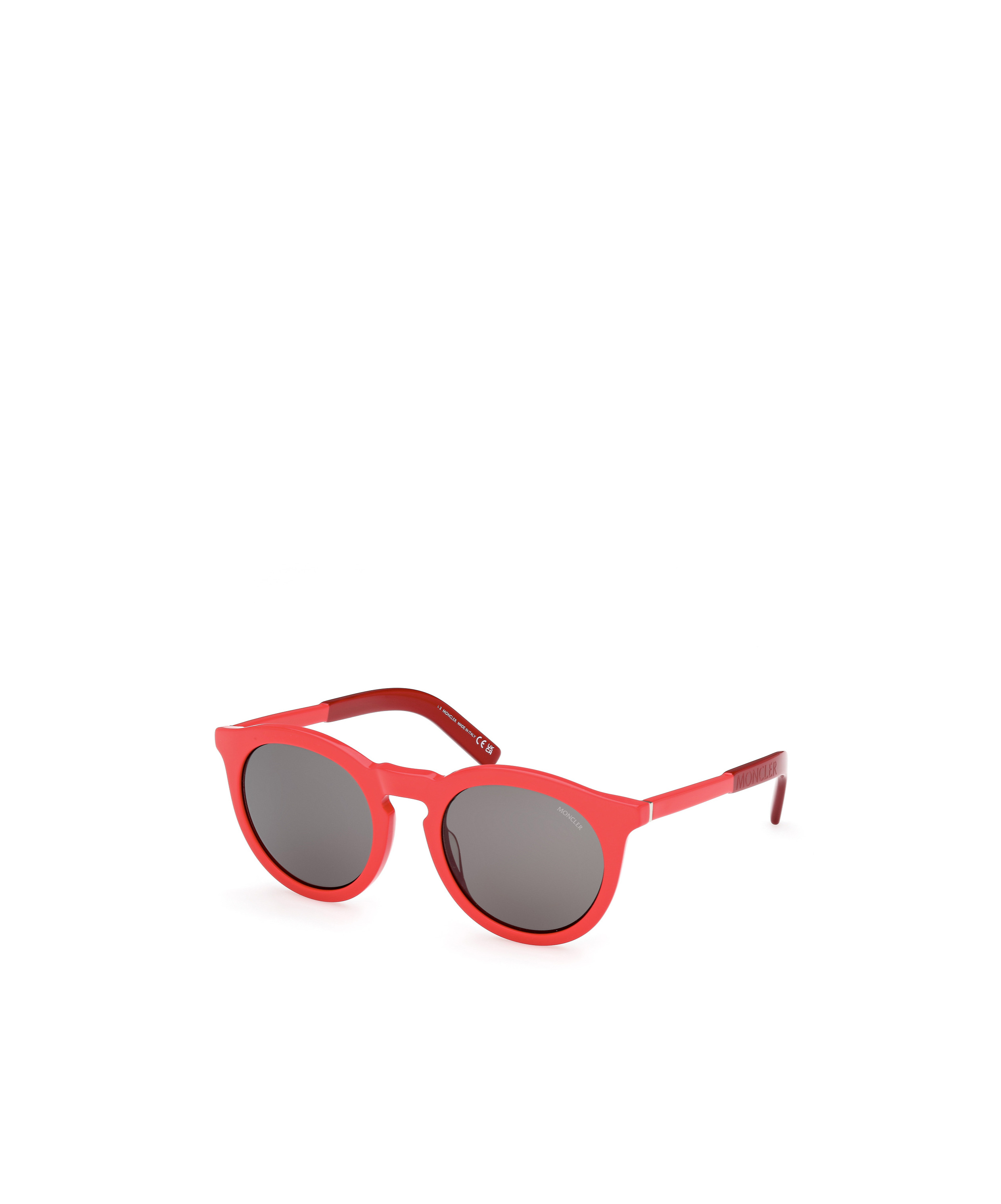 Moncler Logo Sunglasses In Gray