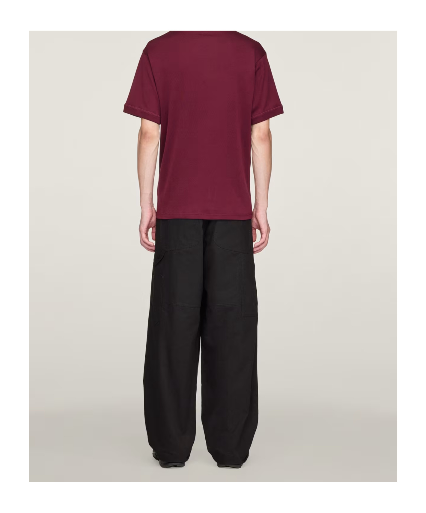 Y-3 Ut Twill Straight Pants In Black